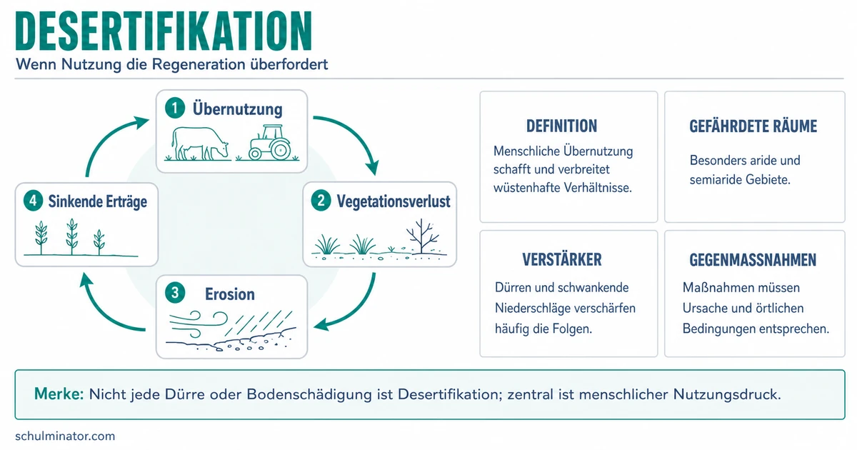 Desertifikation: Ursachen, Folgen und Lösungen