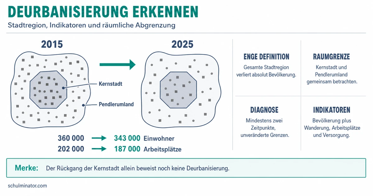 Deurbanisierung: Ursachen, Merkmale und Folgen
