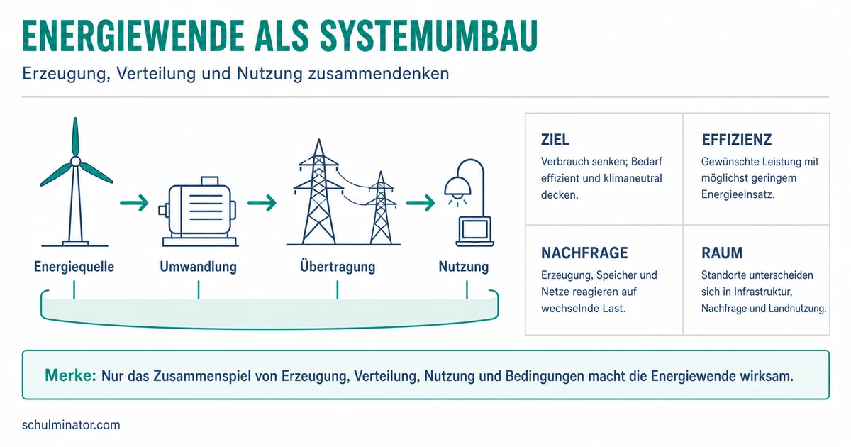 Energiewende: Energiesysteme verstehen