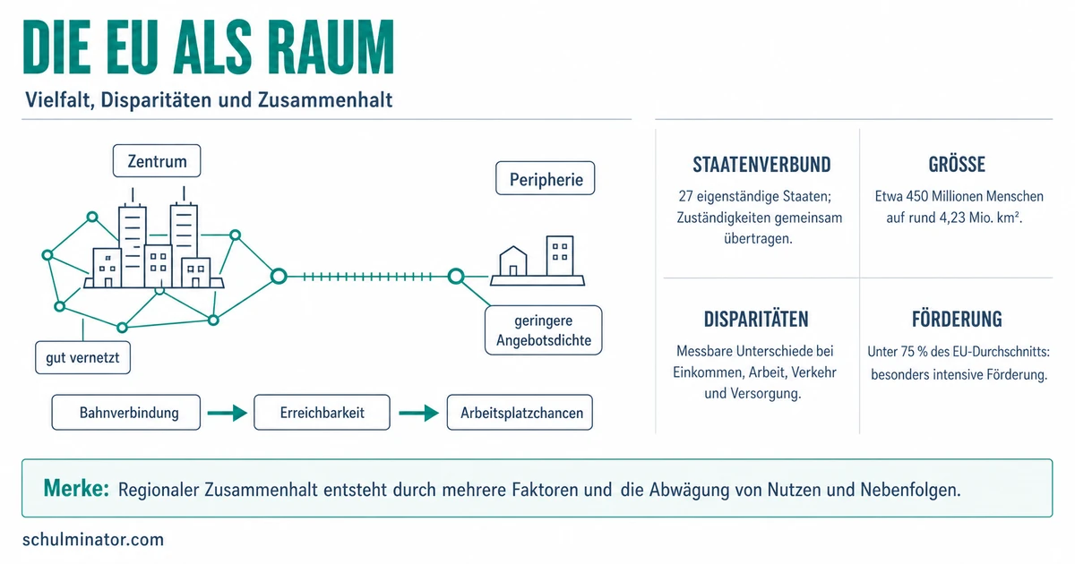 Europäische Union: Raum, Länder und Disparitäten