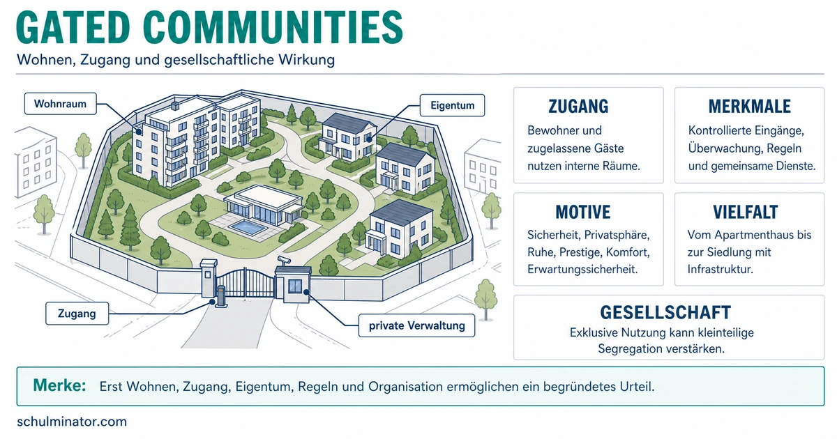 Gated Community: Merkmale, Motive und Folgen