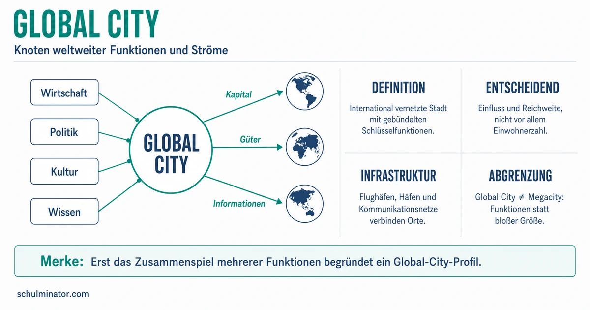 Global City: Merkmale, Netzwerke und New York