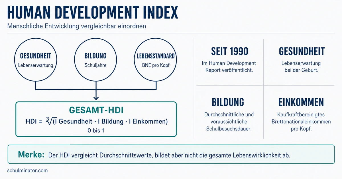 HDI einfach erklärt: Berechnung und Aussagekraft
