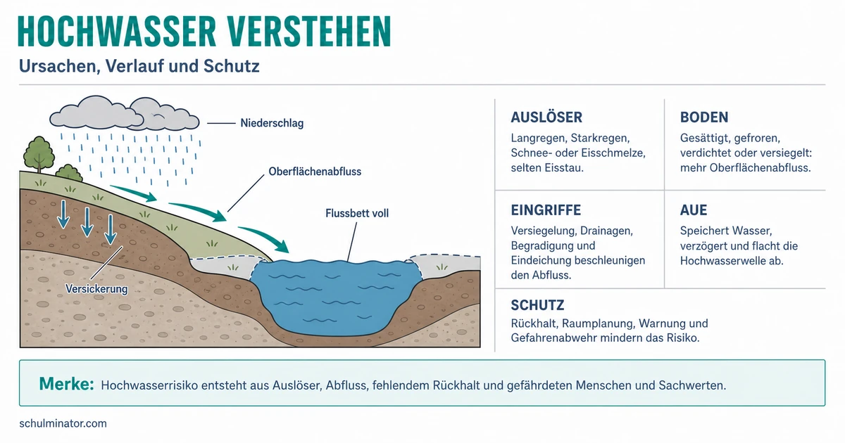 Hochwasser: Entstehung, Risiken und Schutz verstehen