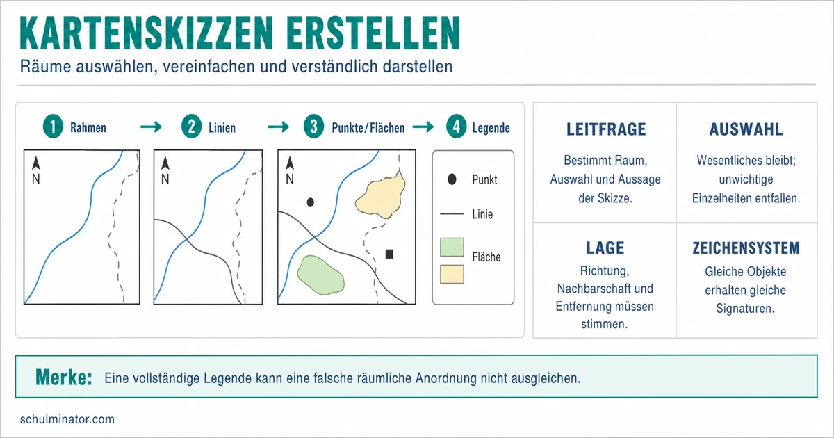 Kartenskizze erstellen: Schritt für Schritt