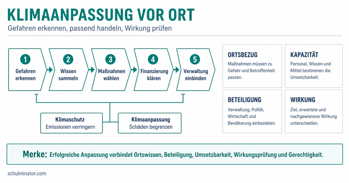 Klimaanpassung: Maßnahmen verstehen und bewerten