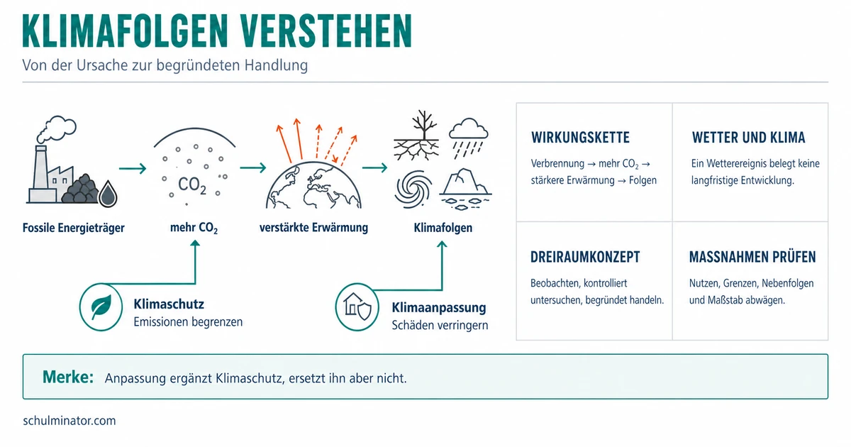 Klimafolgen verstehen und Maßnahmen bewerten