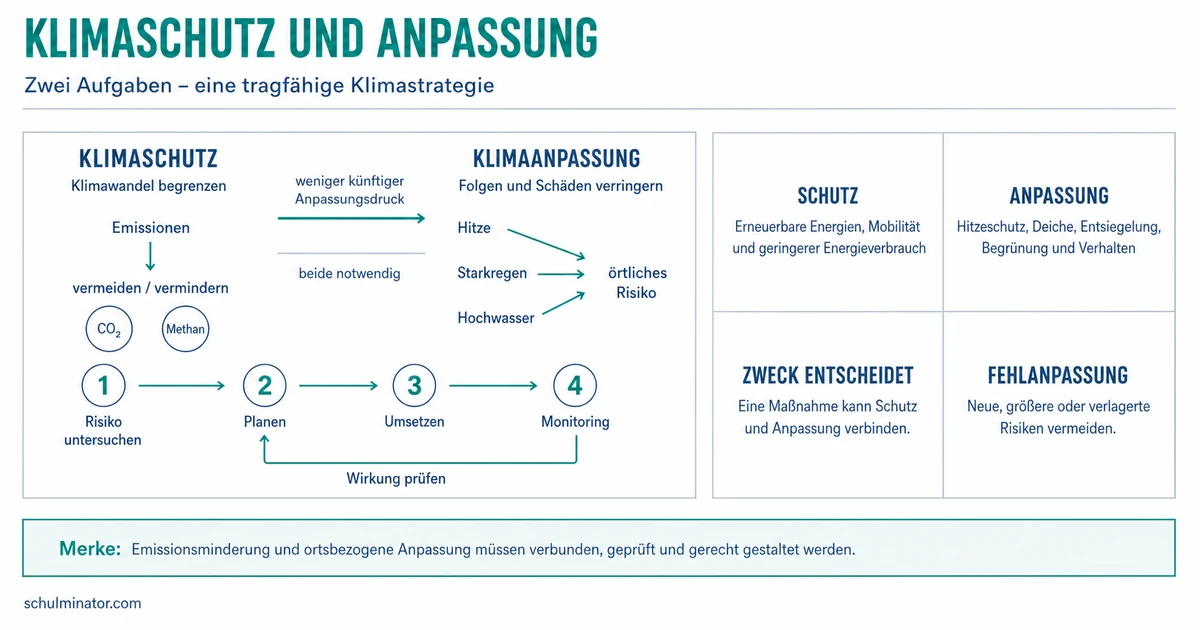 Klimaschutz und Klimaanpassung einfach erklärt