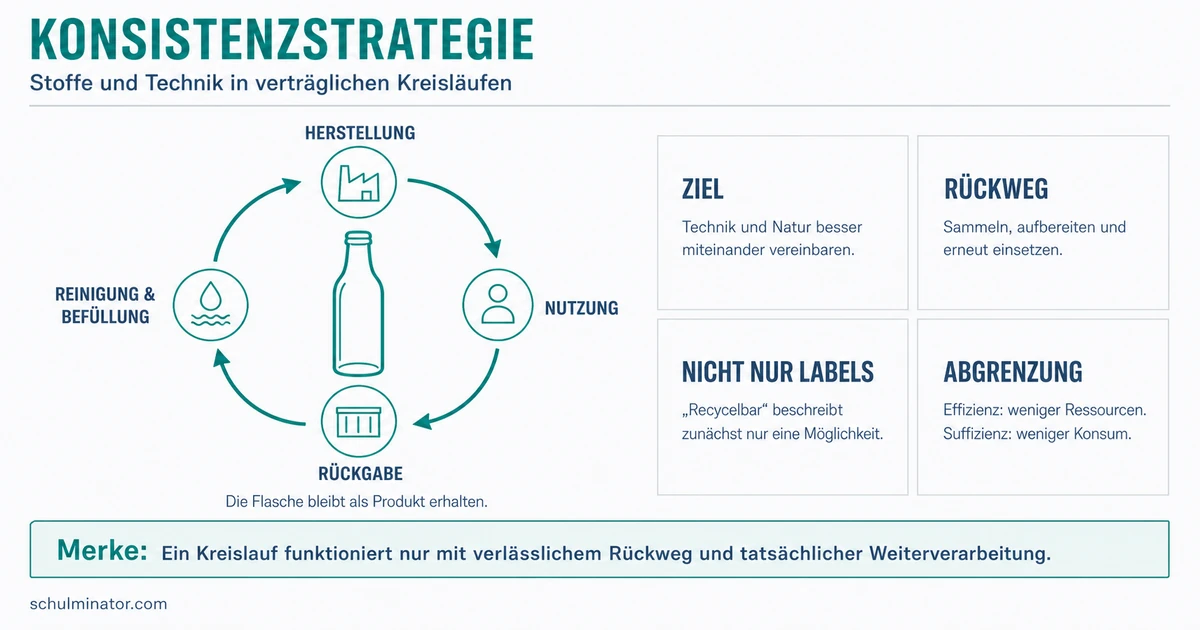 Konsistenzstrategie: Kreisläufe nachhaltig gestalten