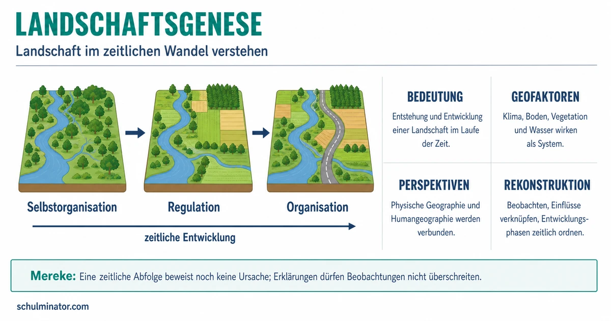 Landschaftsgenese: Entstehung von Landschaften