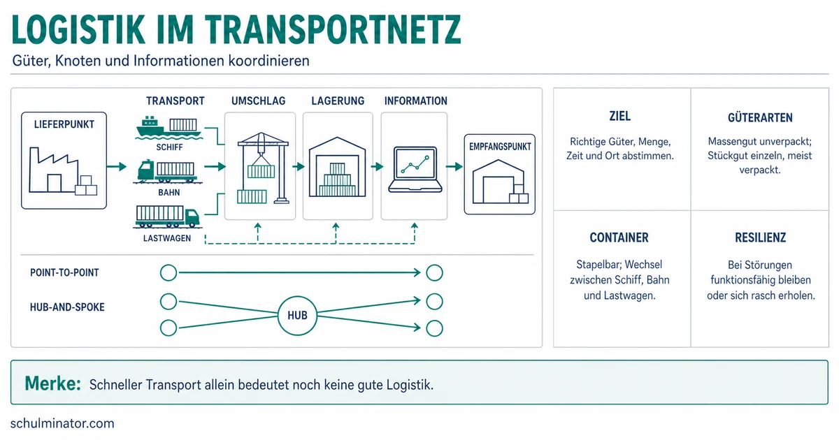 Logistik: Güterströme und Lieferketten verstehen