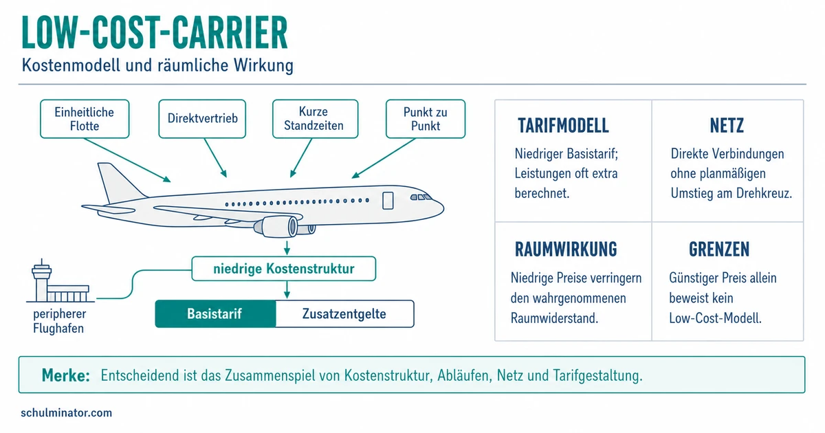 Low-Cost-Carrier: Modell und Raumwirkungen