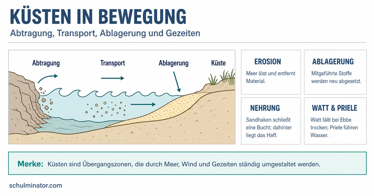Meeres- und Küstenräume: Formen und Nutzung