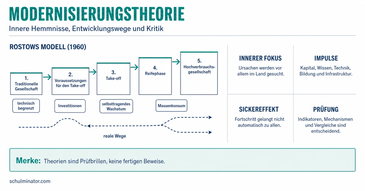 Modernisierungstheorie: Annahmen und Kritik