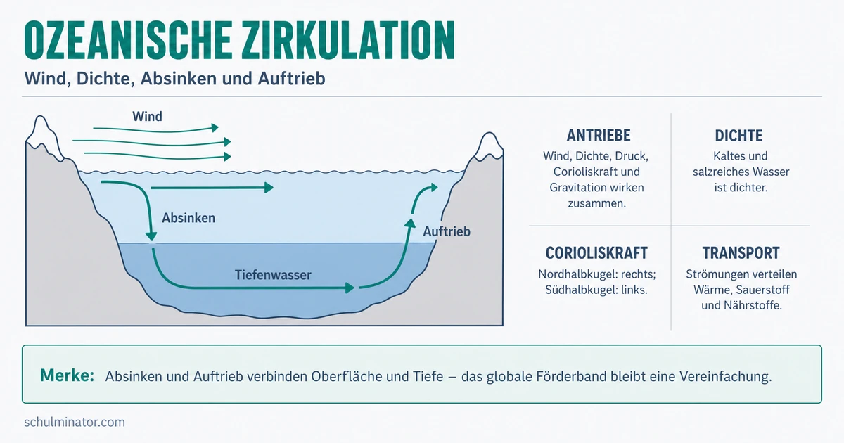 Ozeanische Zirkulation einfach erklärt