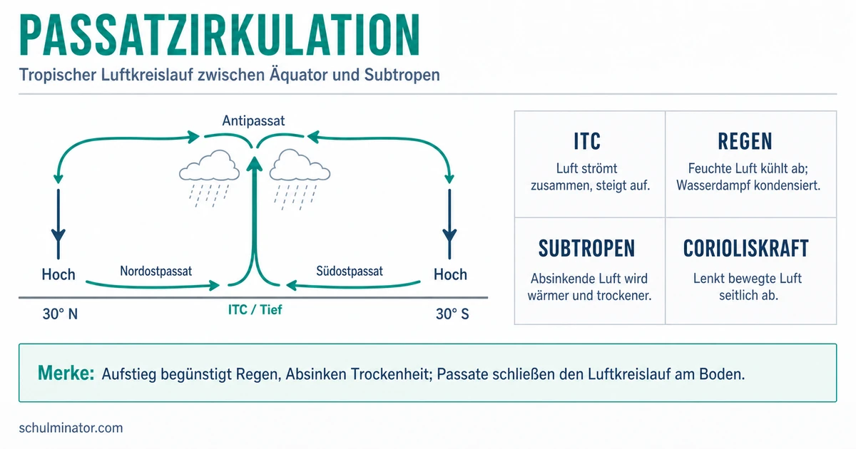 Passatzirkulation: Entstehung und Folgen