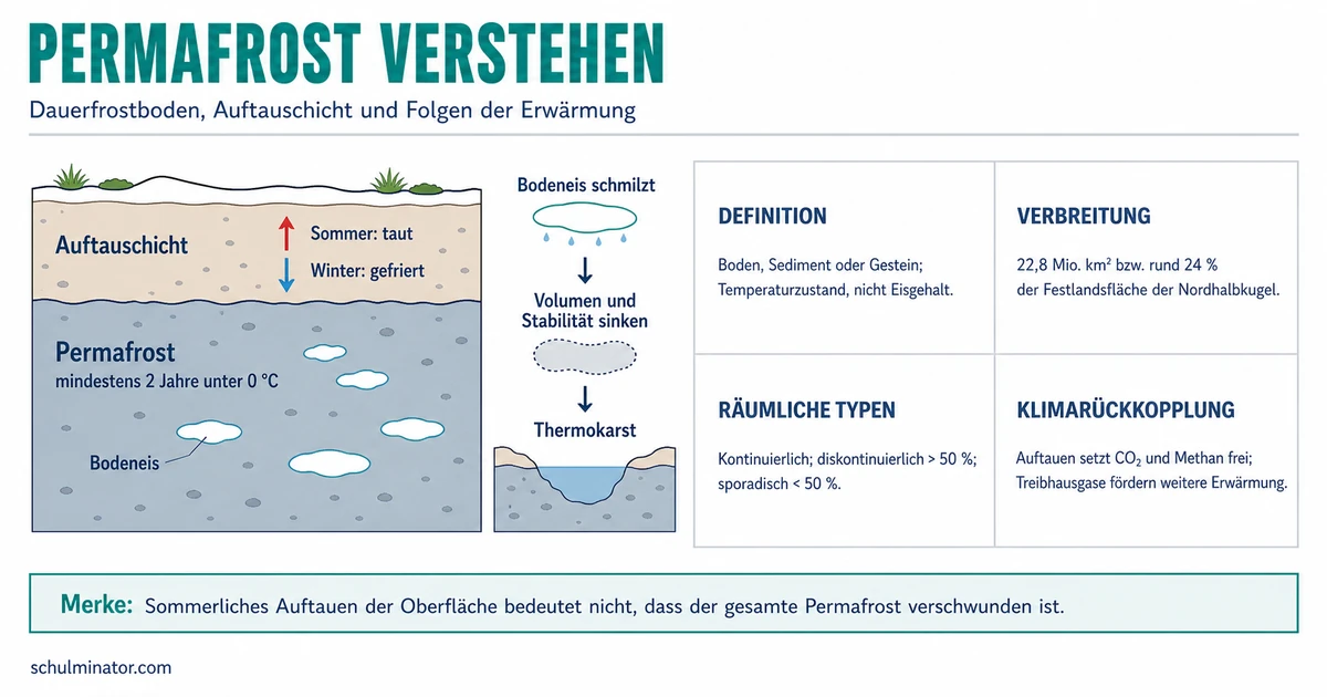 Permafrost: Entstehung, Auftauen und Folgen