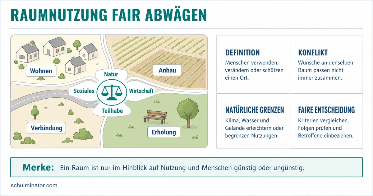 Raumnutzung einfach erklärt: Räume fair planen