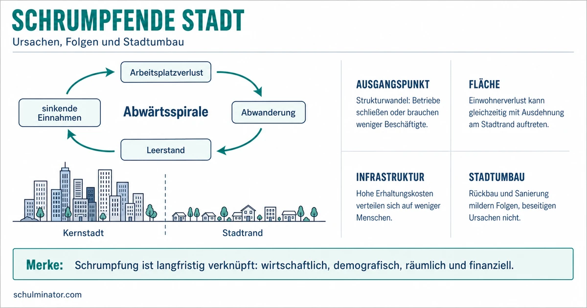 Schrumpfende Stadt: Ursachen, Folgen, Strategien