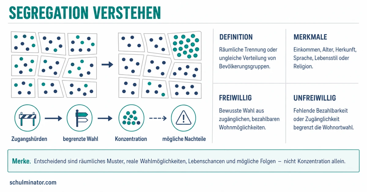 Segregation: Ursachen, Formen und Folgen