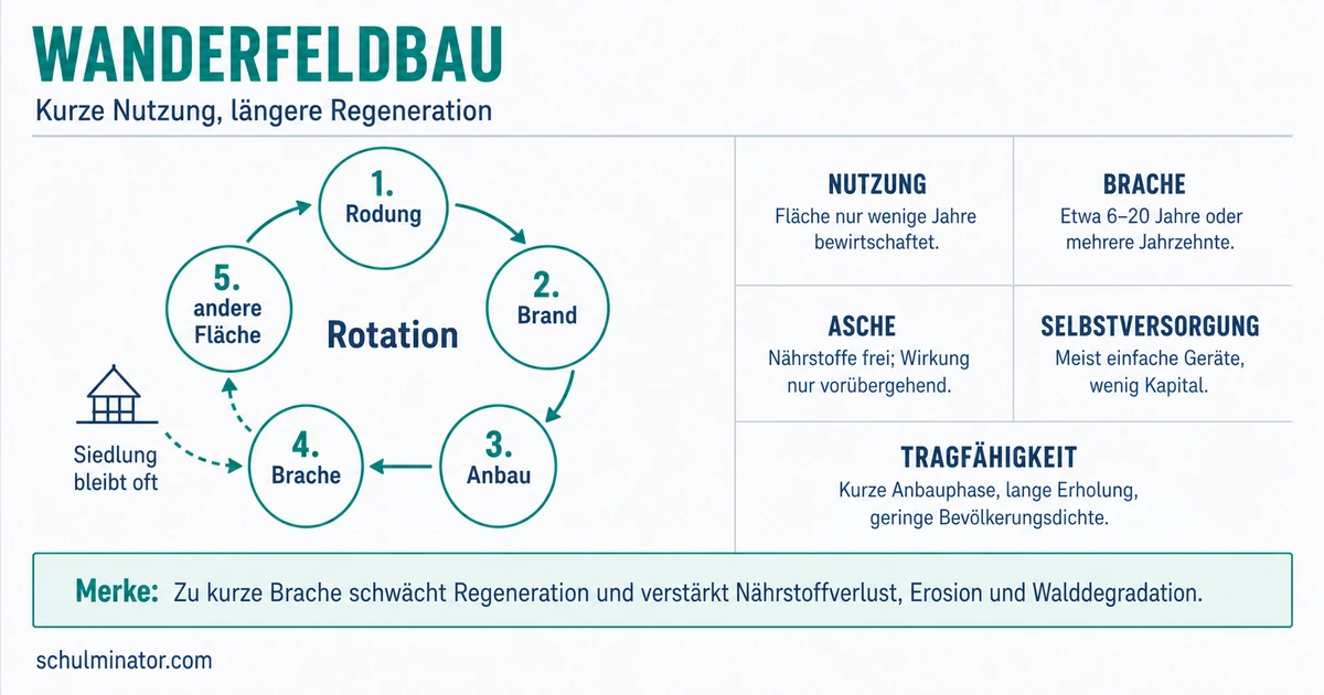 Shifting Cultivation: Ablauf und Nachhaltigkeit