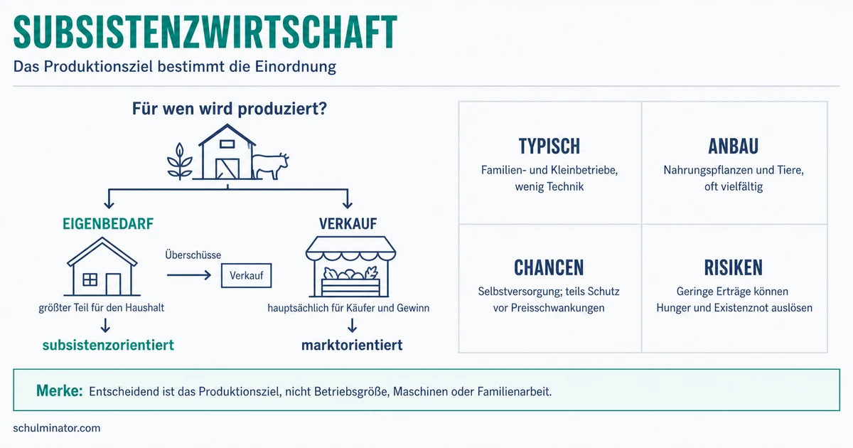 Subsistenzwirtschaft: Merkmale und Folgen