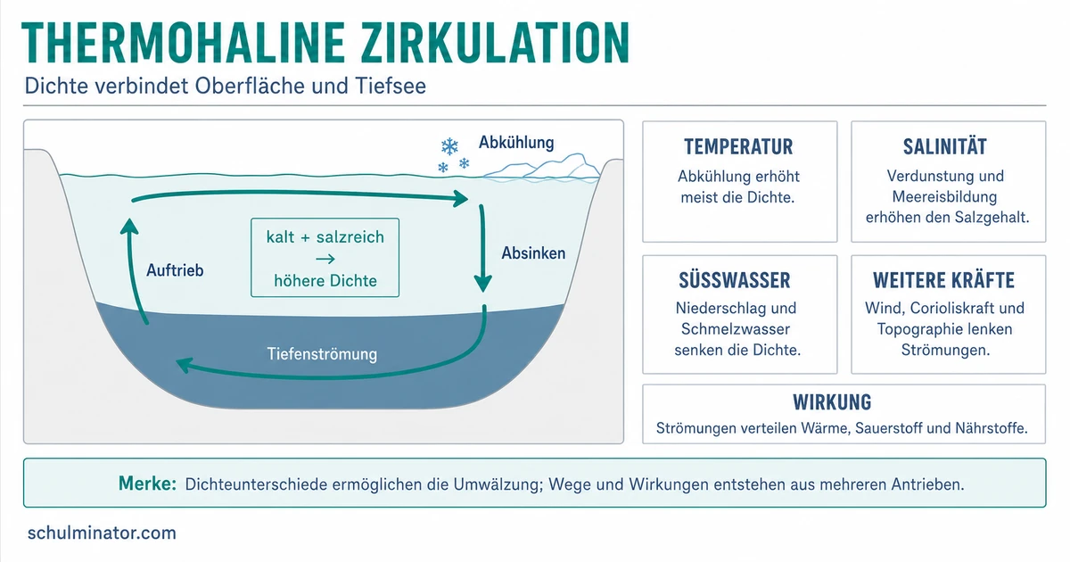 Thermohaline Zirkulation einfach erklärt