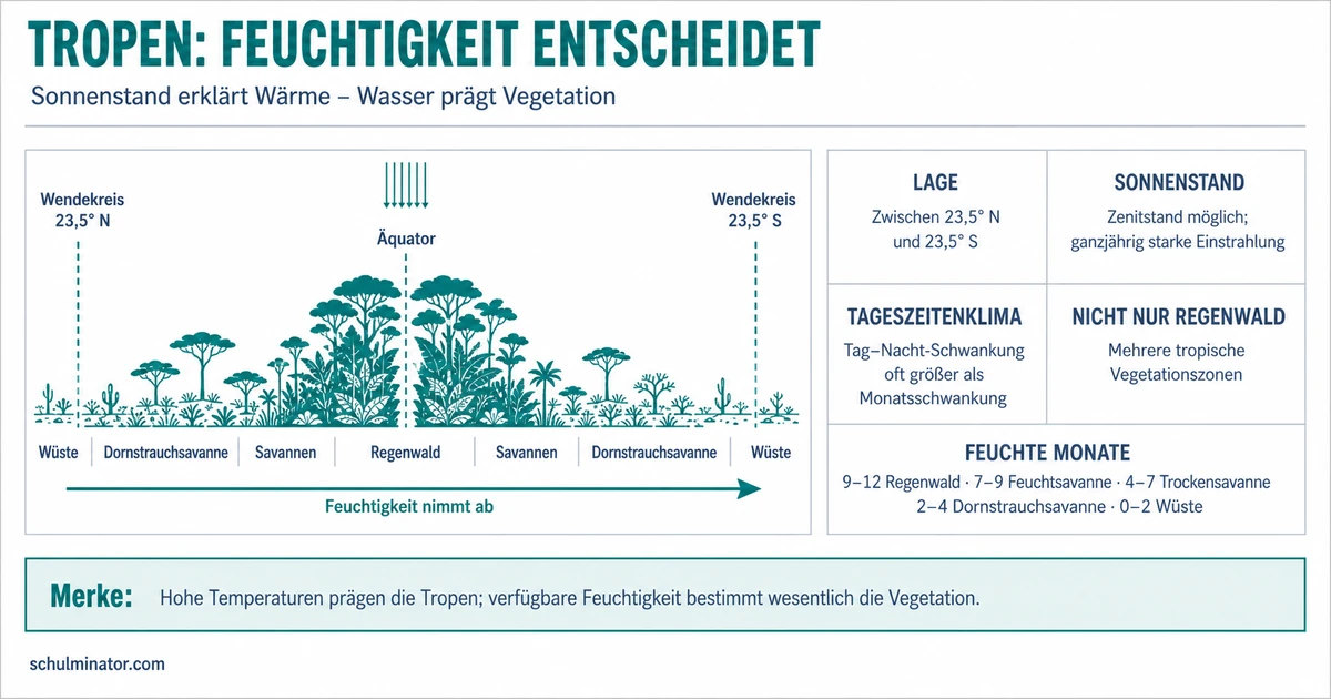 Tropen: Klima, Vegetation und Nutzung verstehen