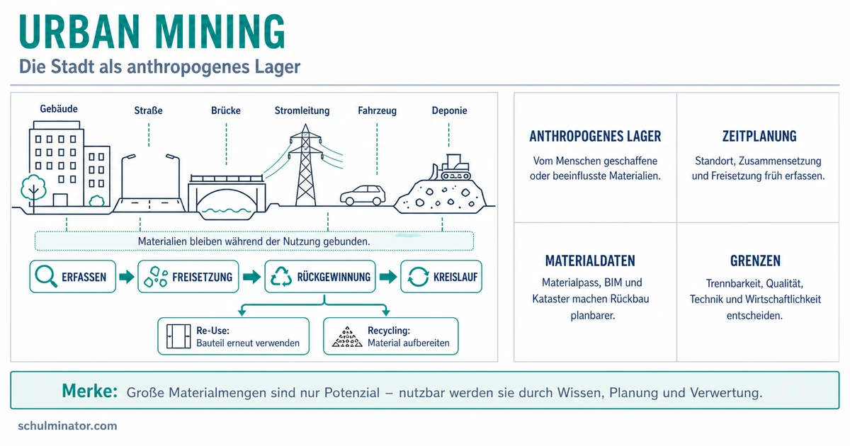 Urban Mining: Städte als Rohstofflager verstehen