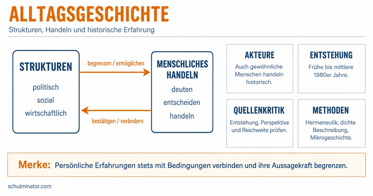 Alltagsgeschichte: Alltag historisch untersuchen