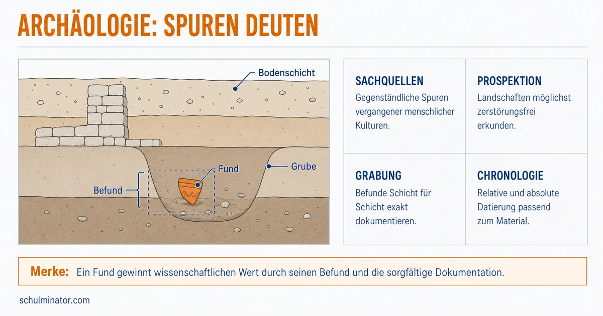 Archäologie: Funde lesen und deuten