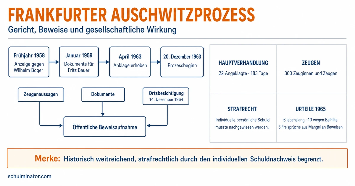 Auschwitzprozesse: Verlauf, Urteile und Bedeutung