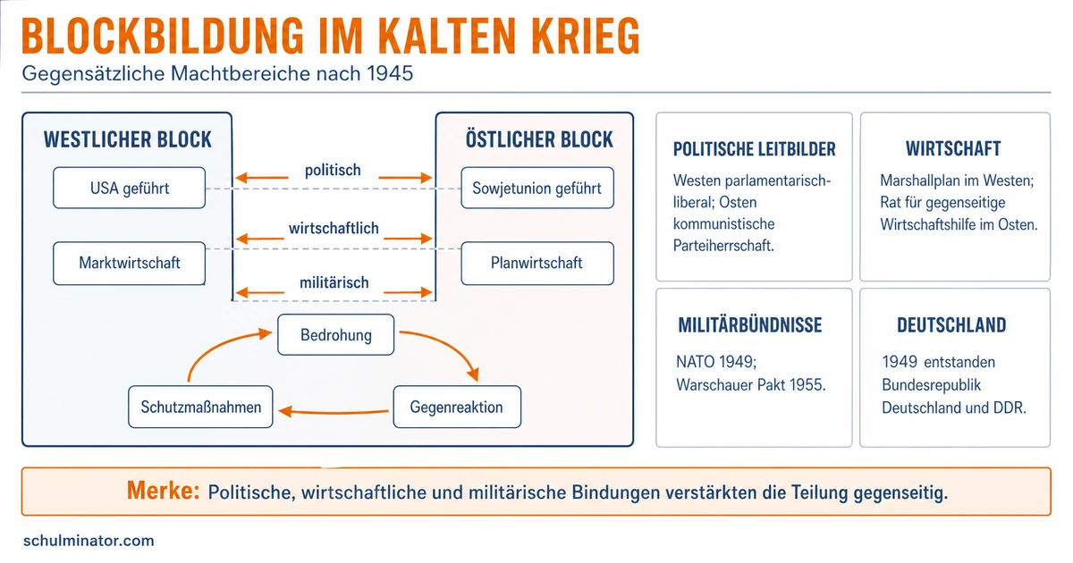 Blockbildung im Kalten Krieg einfach erklärt