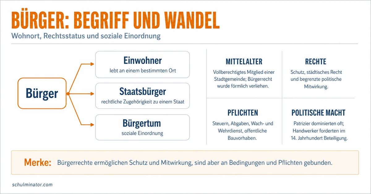 Bürger: Rechte, Pflichten und Bedeutungen