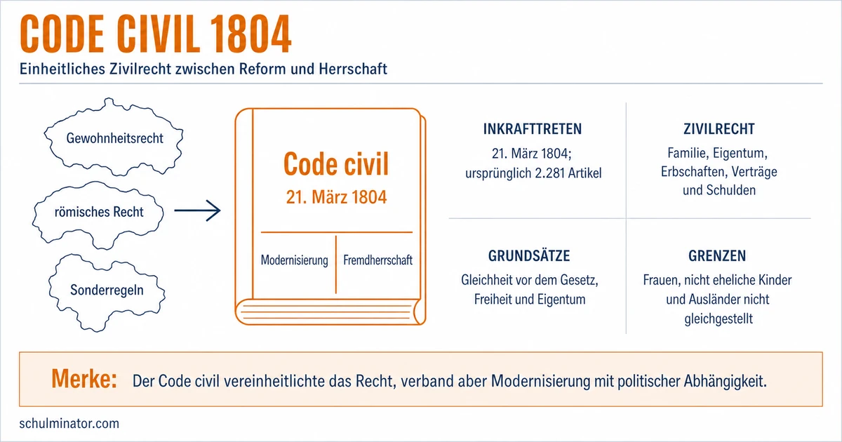 Code civil: Napoleons Gesetzbuch erklärt