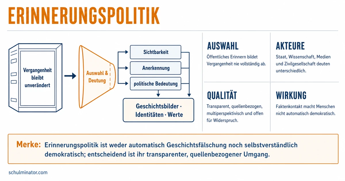 Erinnerungspolitik verstehen und analysieren