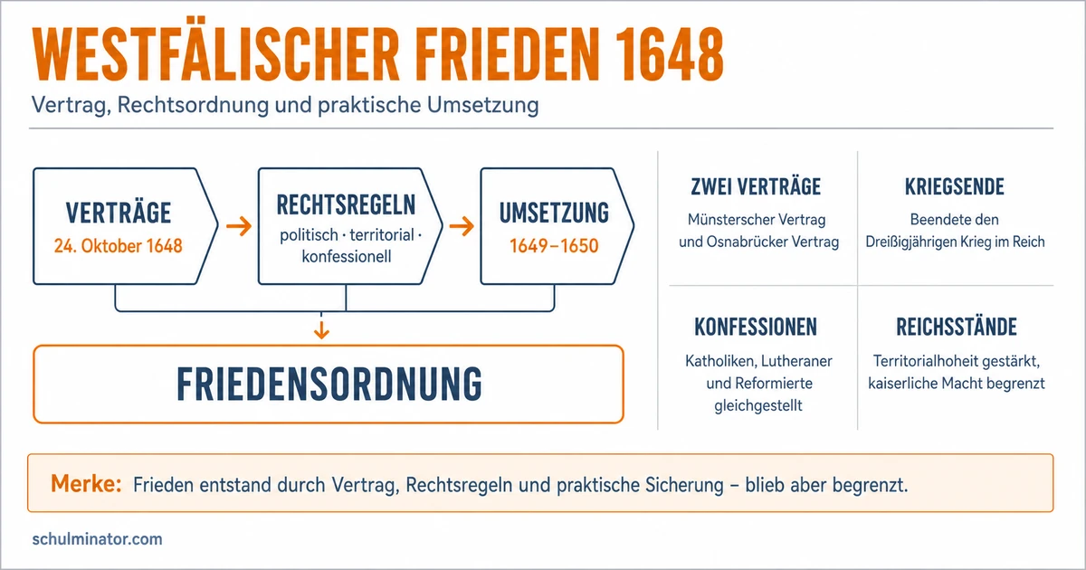 Friedensschluss in Geschichte: Westfälischer Friede