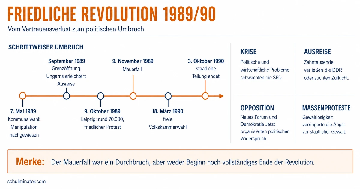 Friedliche Revolution 1989: Ursachen und Verlauf
