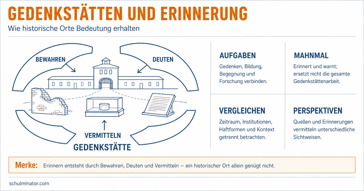 Gedenkstätten verstehen und kritisch untersuchen