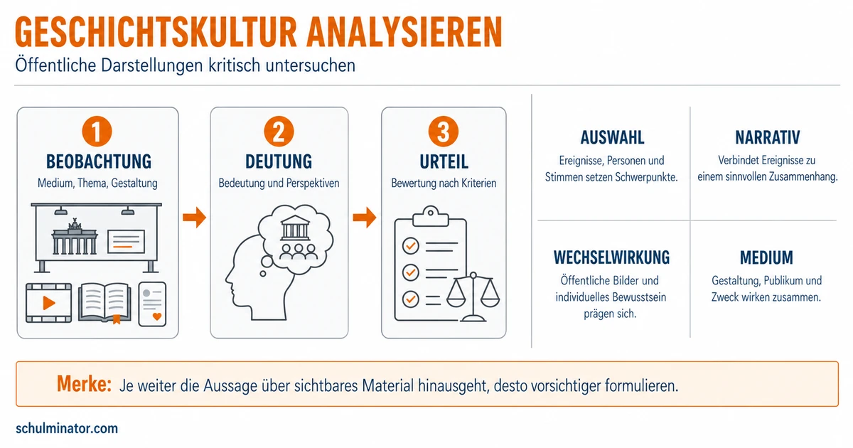 Geschichtskultur im Abitur sicher analysieren
