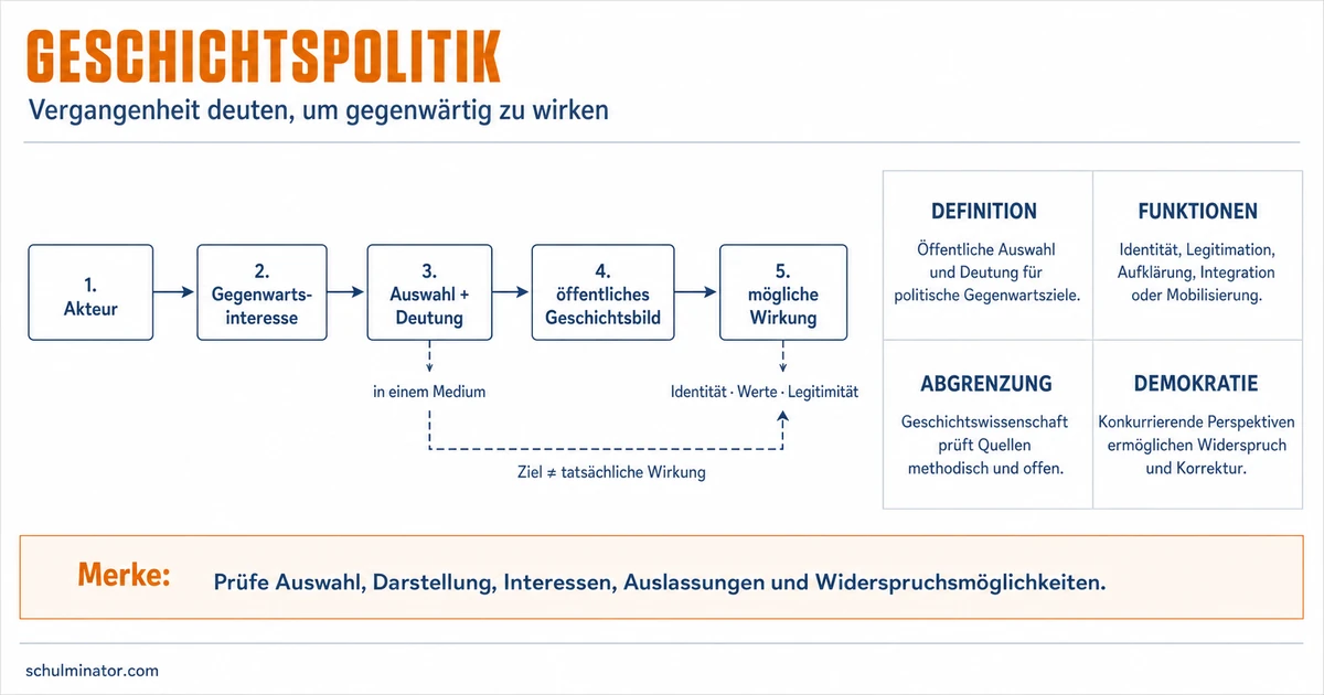 Geschichtspolitik erkennen und analysieren