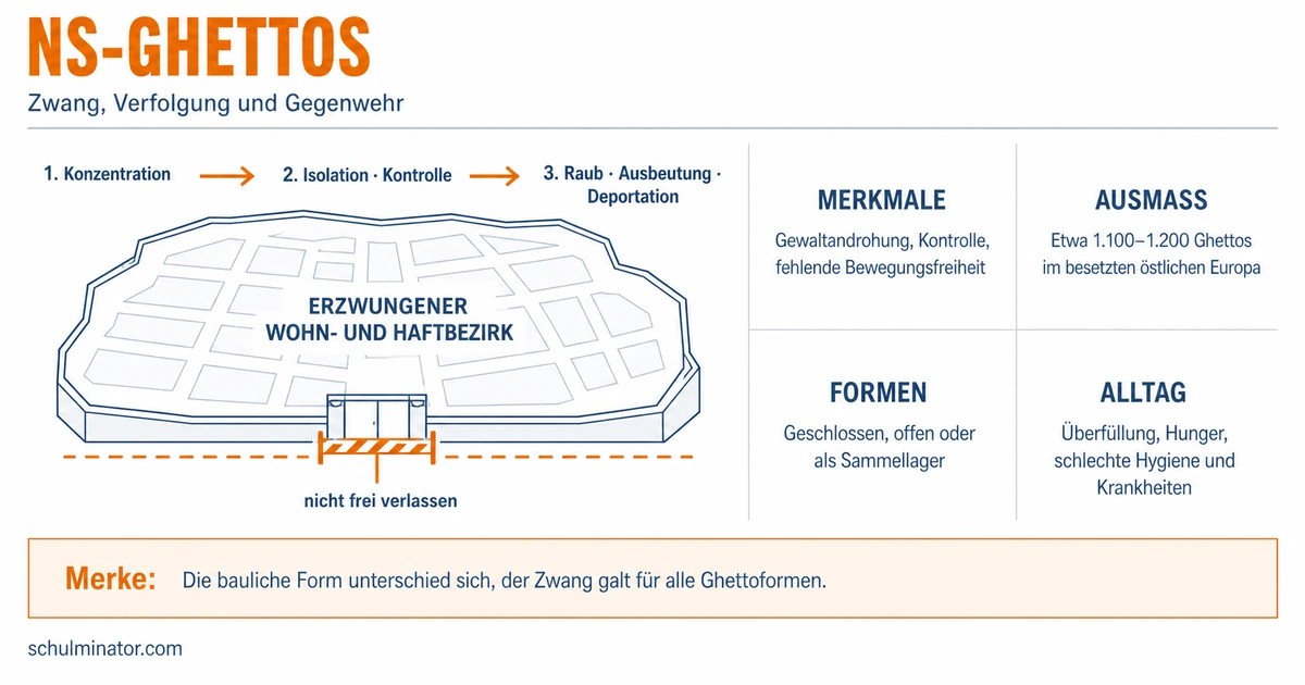 NS-Ghettos: Funktion, Alltag und Widerstand