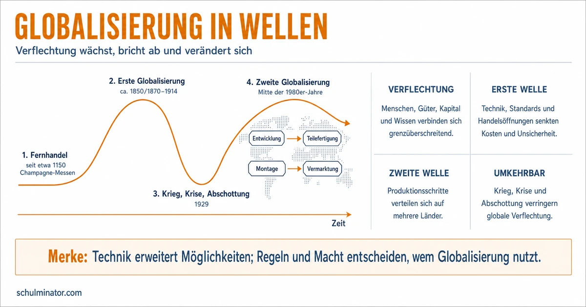 Geschichte der Globalisierung: Wellen und Wendepunkte