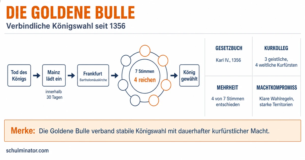 Goldene Bulle: Königswahl und Kurfürsten