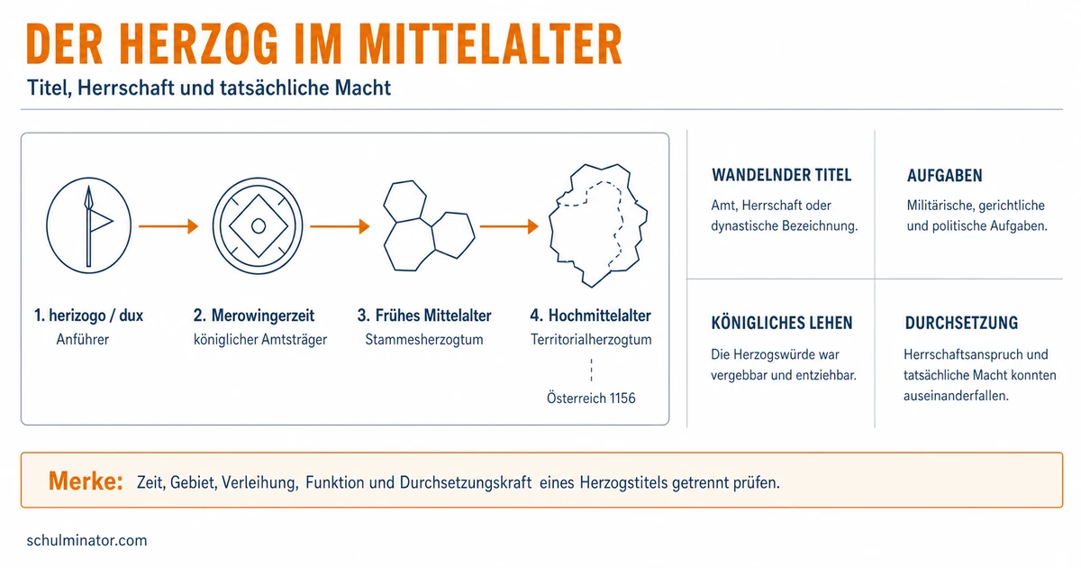 Herzog: Bedeutung, Macht und Entwicklung