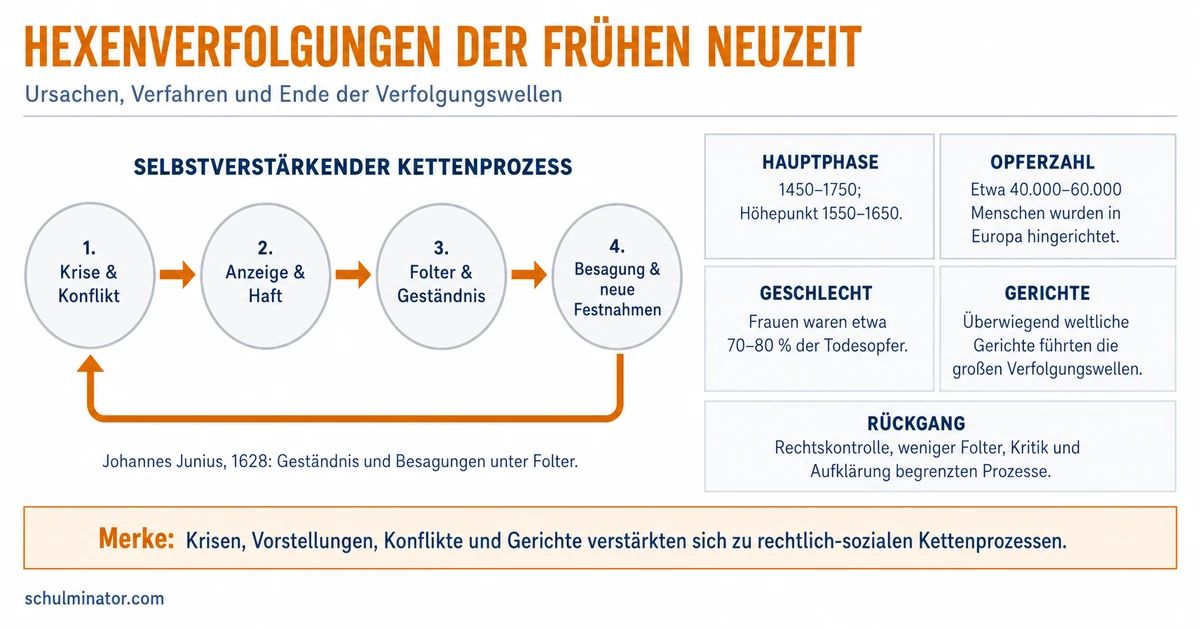 Hexenverfolgung: Ursachen, Prozesse und Folgen