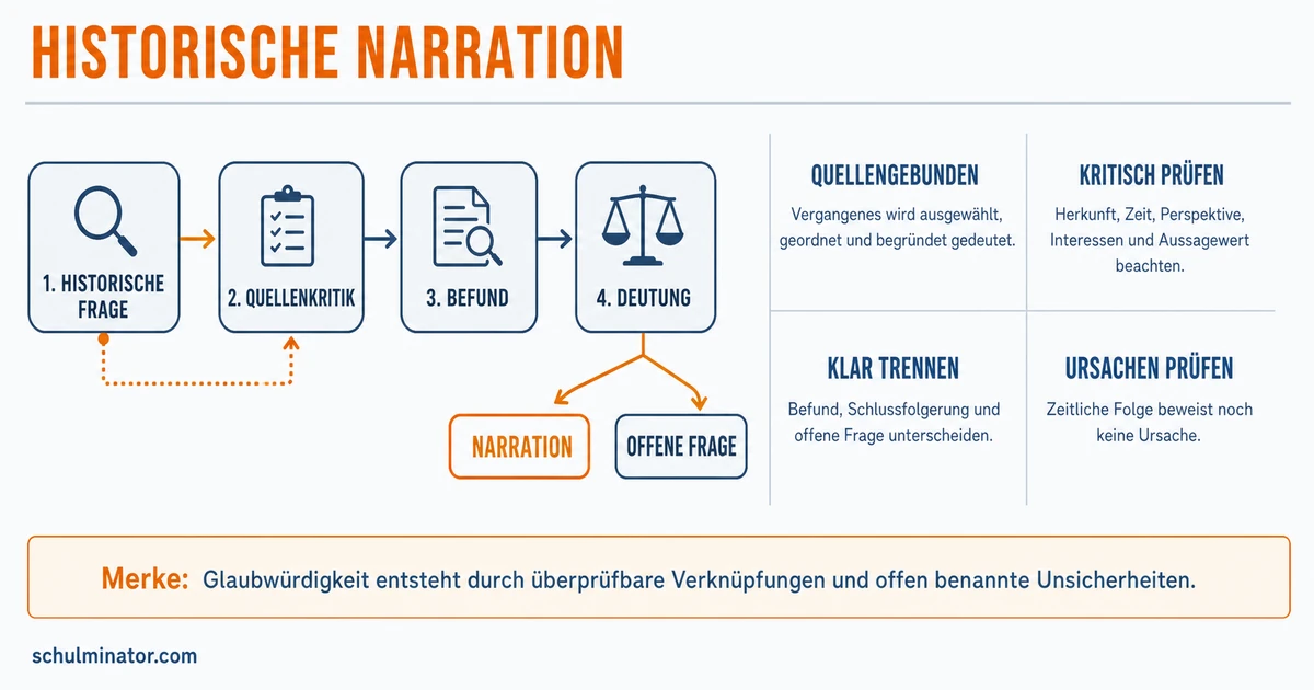 Historische Narration schreiben: Anleitung
