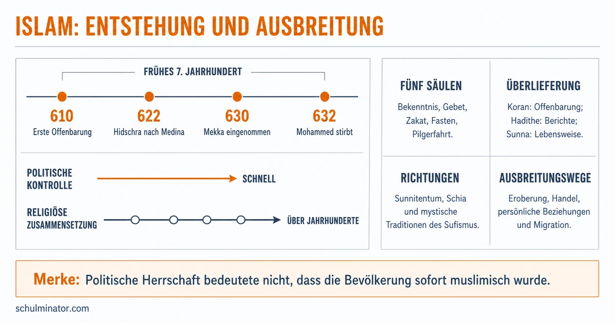 Islam: Entstehung, Ausbreitung und Vielfalt