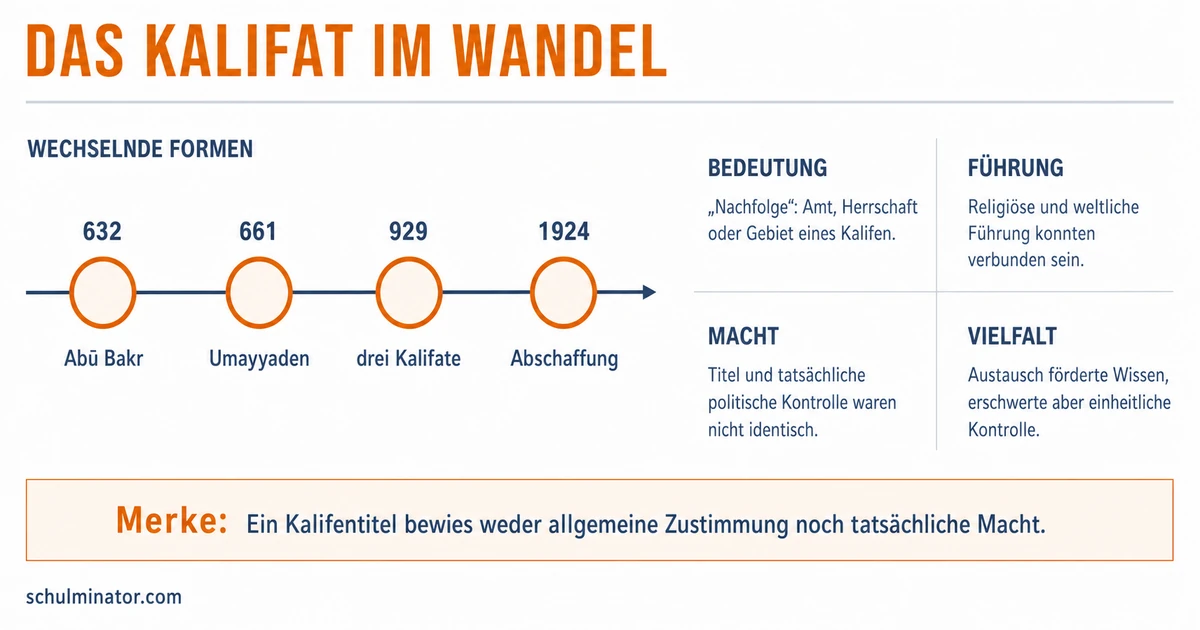 Kalifat: Geschichte, Macht und Wandel