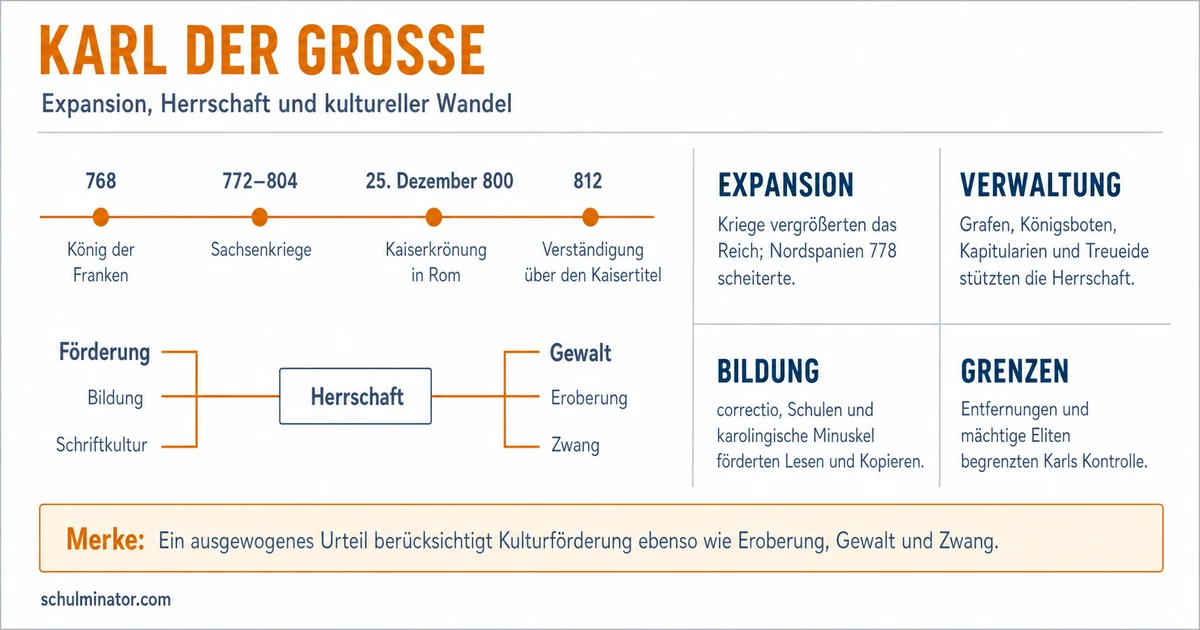 Karl der Große: Herrschaft, Kriege und Reformen